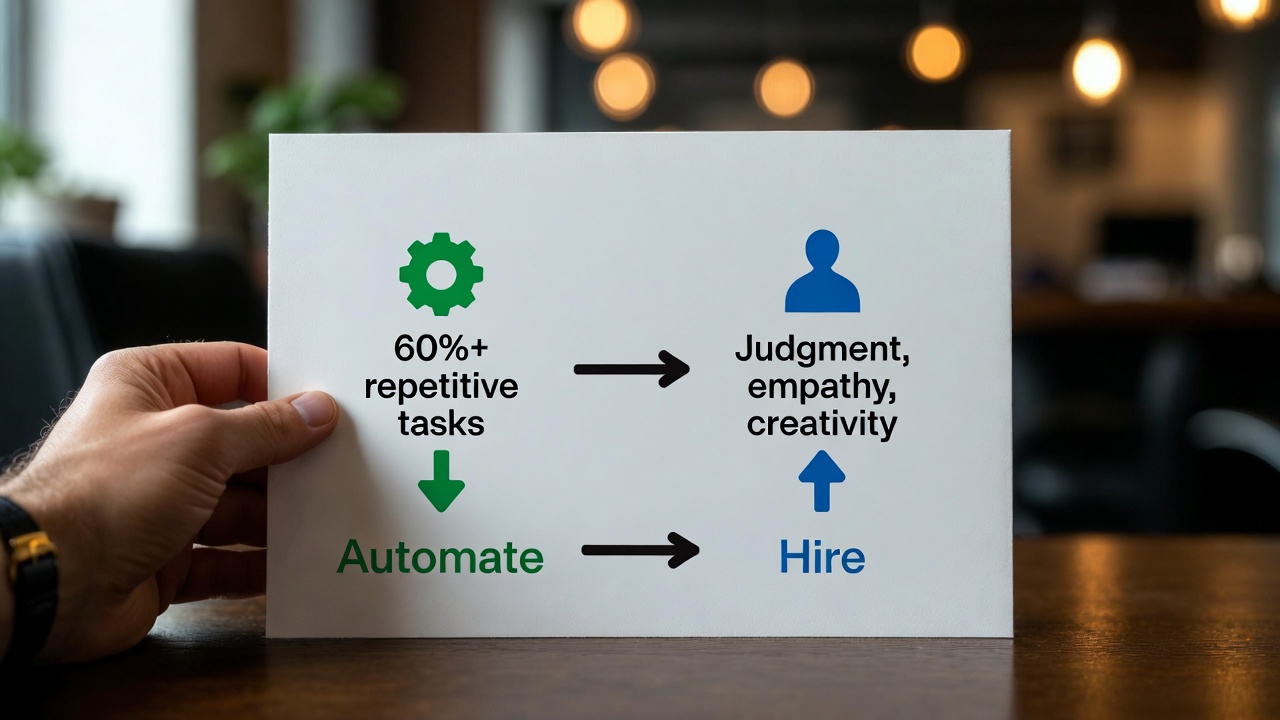 Human versus robot decision framework