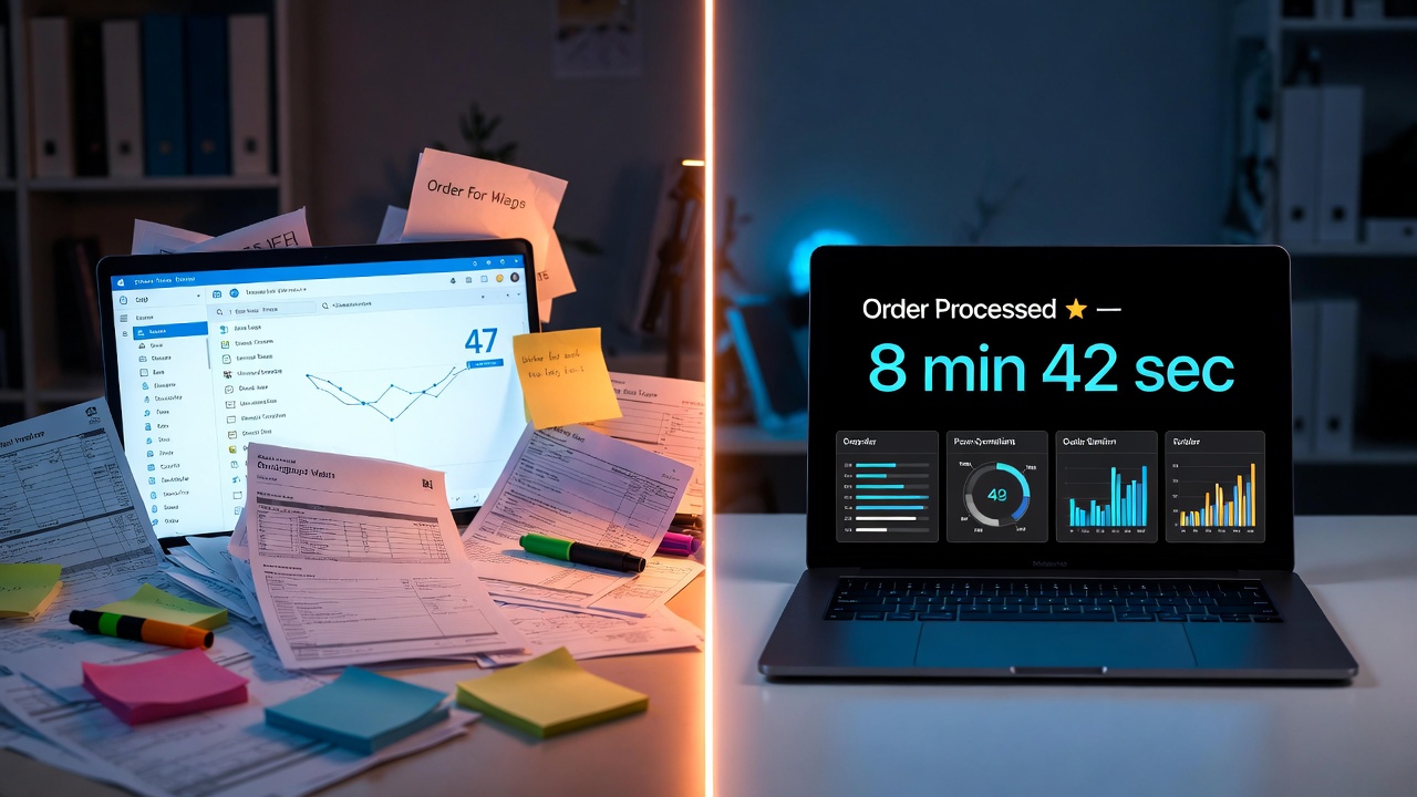 Order intake automation case study banner